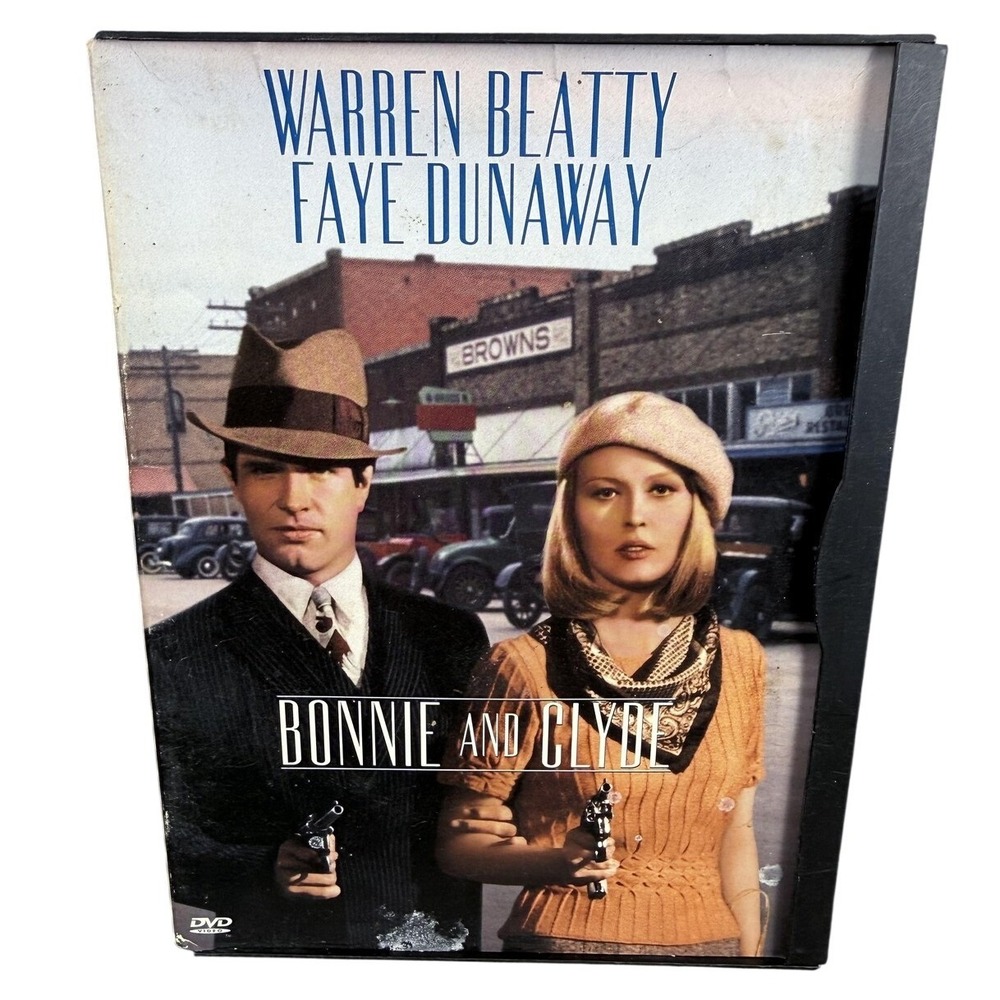 Bonnie And Clyde DVD 1967 Warren Beatty Faye Dunaway Crime Gangster Drama Movie